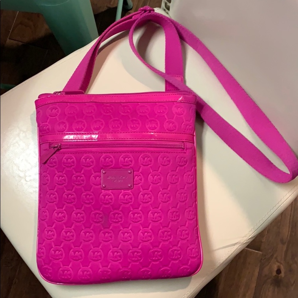 Michael Kors Hot Pink Crossbody Bag